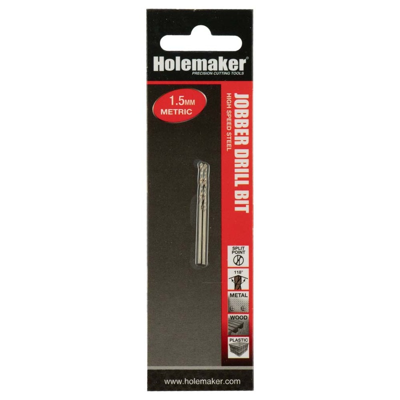 Holemaker Jobber Drill 1.5mm – 2pc (Carded)