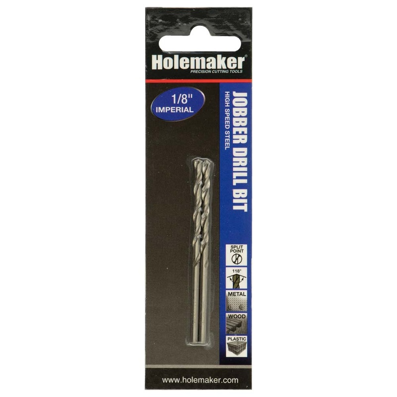 Holemaker Jobber Drill 1/8in – 2pc (Carded)