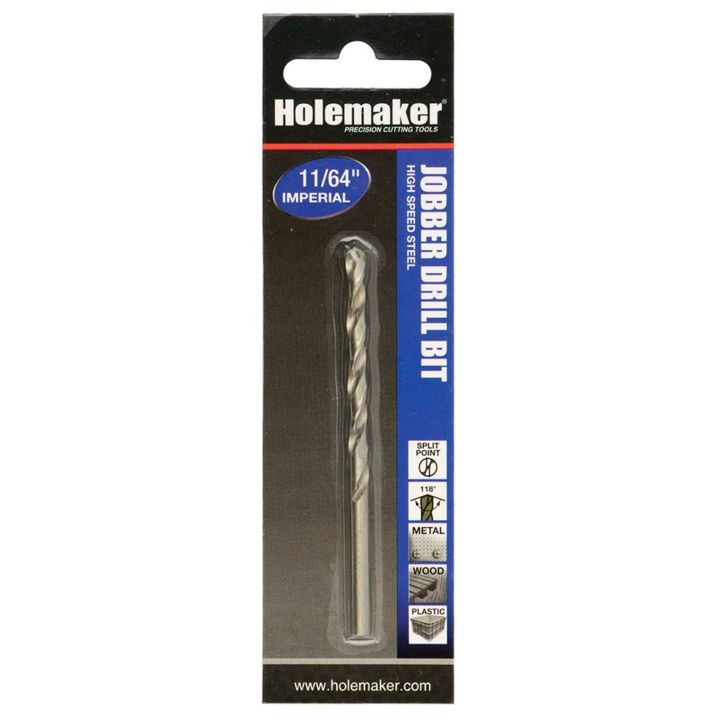 Holemaker Jobber Drill 11/64in – 1pc (Carded)