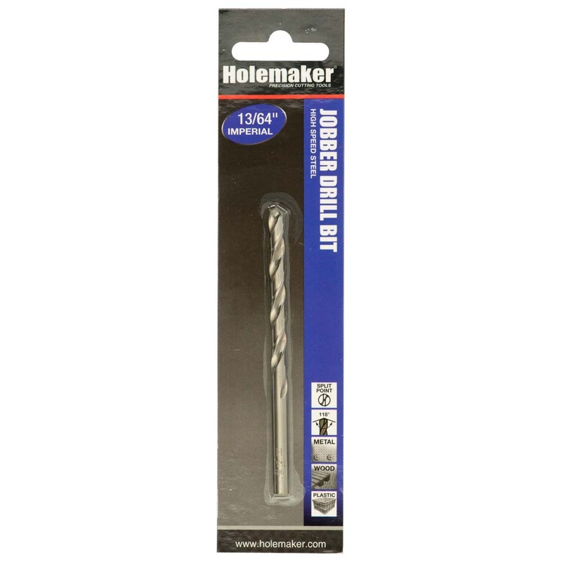 Holemaker Jobber Drill 13/64in – 1pc (Carded)