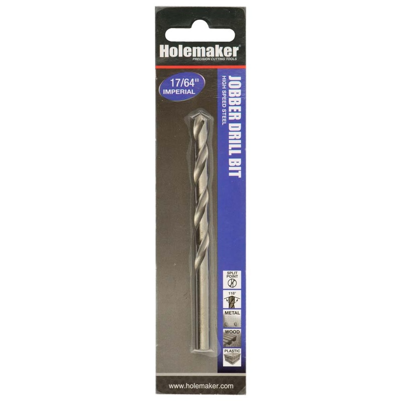 Holemaker Jobber Drill 17/64in – 1pc (Carded)