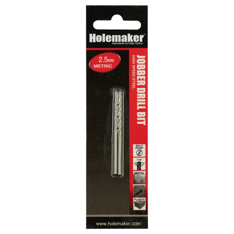 Holemaker Jobber Drill 2.5mm – 2pc (Carded)