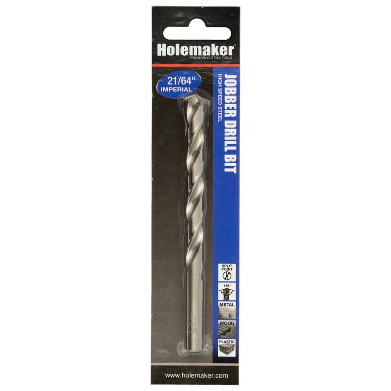Holemaker Jobber Drill 21/64in – 1pc (Carded)