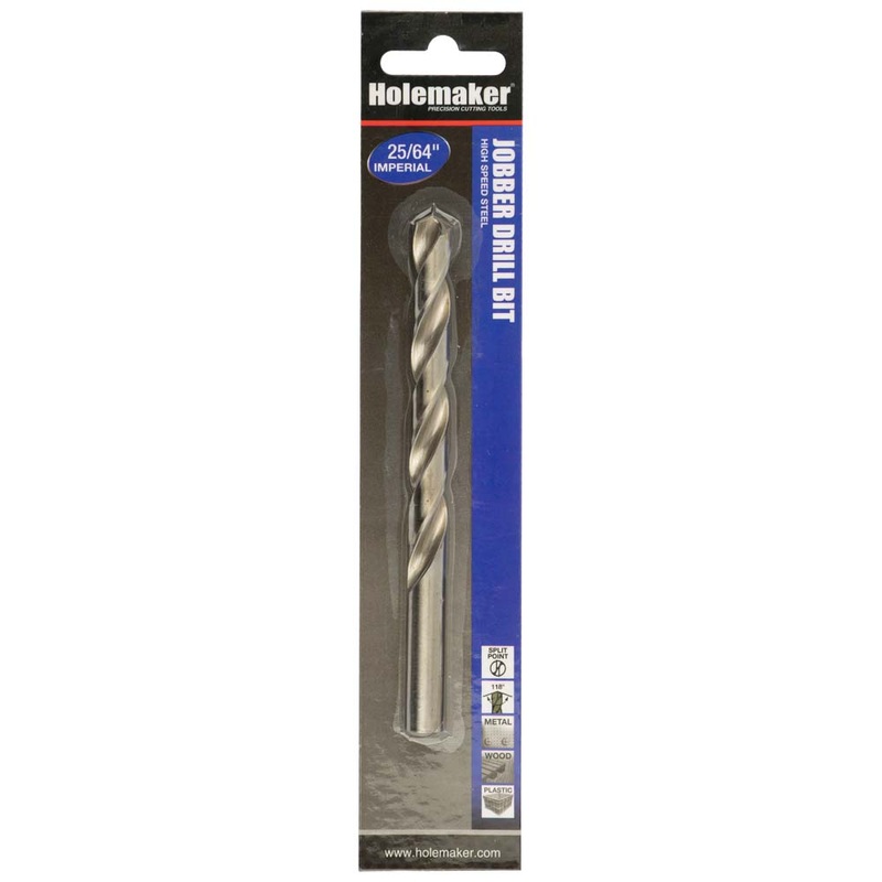 Holemaker Jobber Drill 25/64in – 1pc (Carded)