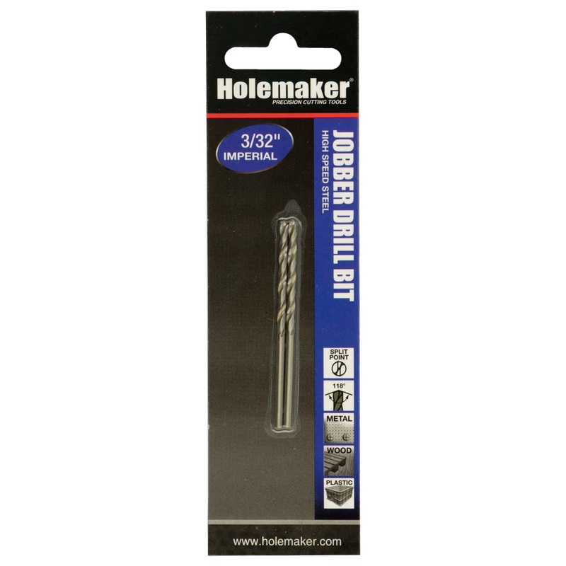 Holemaker Jobber Drill 3/32in – 2pc (Carded)