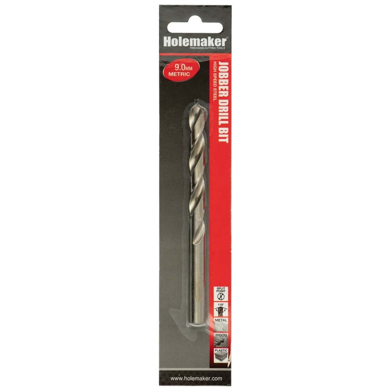 Holemaker Jobber Drill 9.0mm – 1pc (Carded)