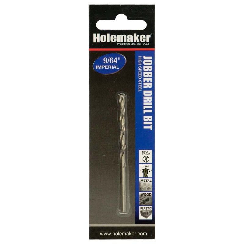 Holemaker Jobber Drill 9/64in – 1pc (Carded)
