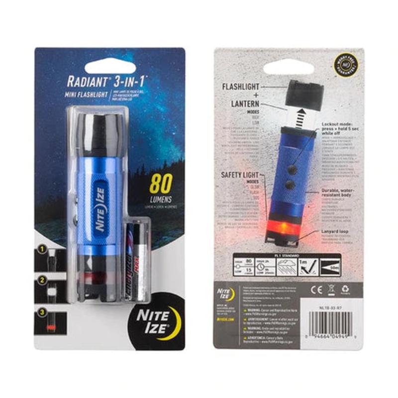Nite Ize – Radiant 3 in 1 Led Mini Flashlight