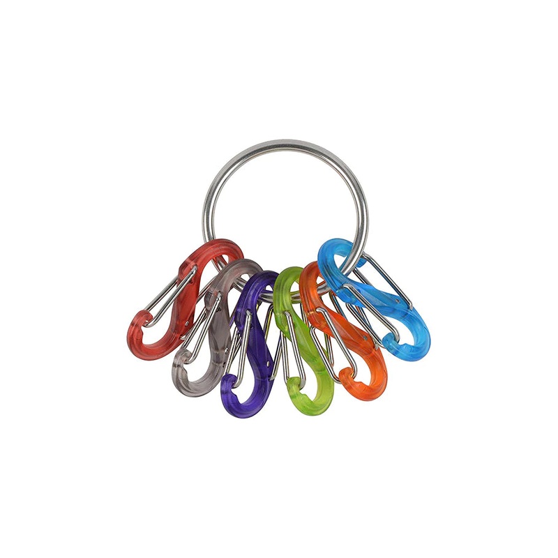 Nite ize – Ring With 6 Mini Carabines S-Biner