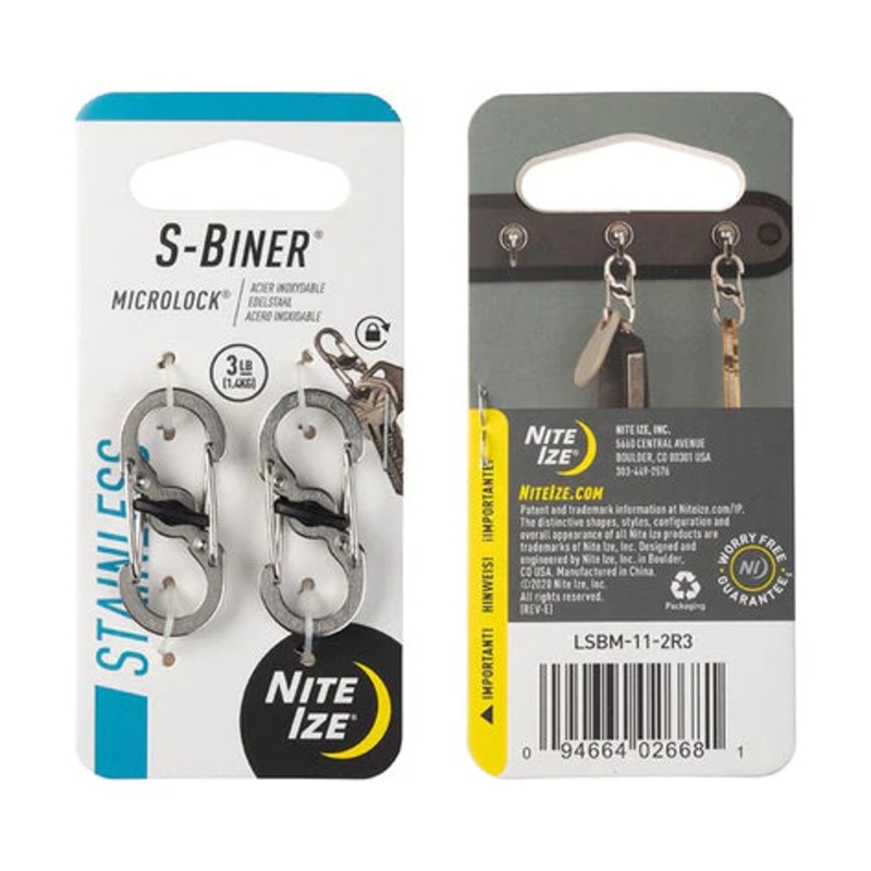 Nite Ize – S Biner Microlock Stainless Steel