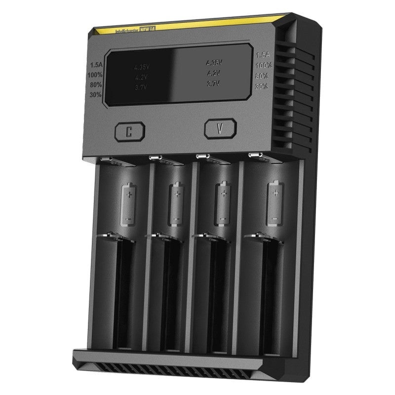 Nitecore – Digicharger D4 Battery Four Bays Charger with LCD Display