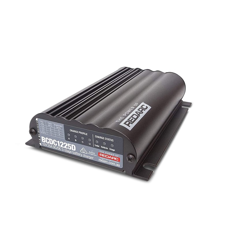 RedArc – Dual Input 25A in-Vehicle DC Battery Charger