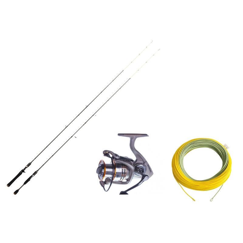 Trout Rod Fishing UL Action Sensation 6’3 + Sonic Reel 100 + Silk Line