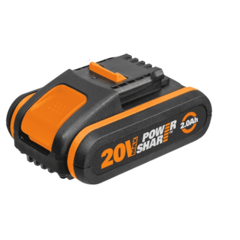 Worx- 20V 2.0Ah Battery with capacity indicator20 Volt Lithium-Ion Battery