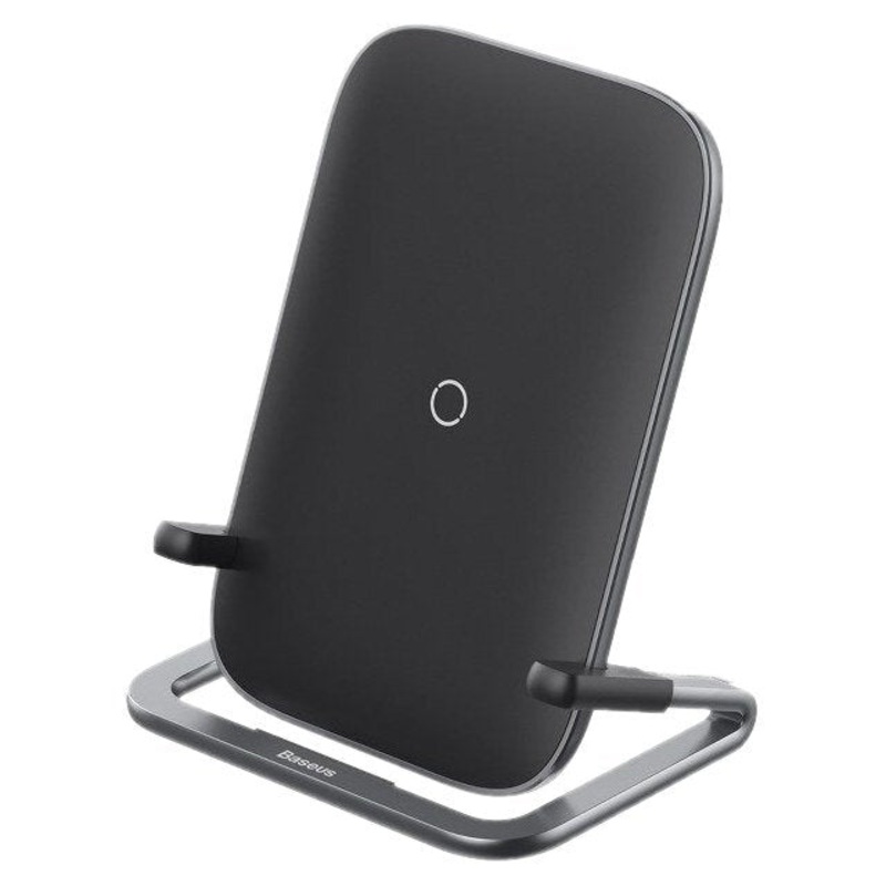 Baseus – Rib Horizontal and Vertical Holder Wireless Charging 15W (Black)