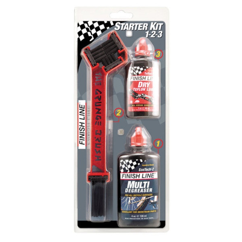 Finish Line –  Starter Kit 1-2-3 Chain & Gear Cleaning Kit