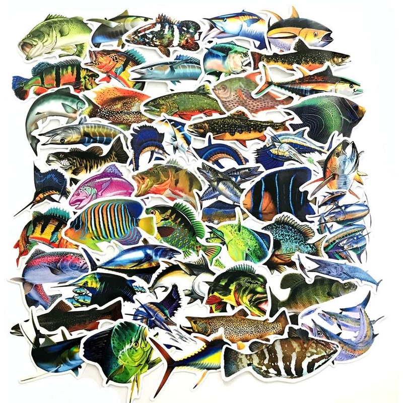 Fish Stickers (50 Pcs)