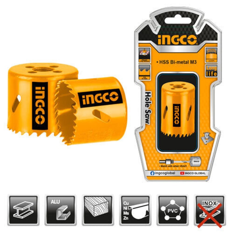 Ingco – Bi-Metal Hole Saw HSB10161