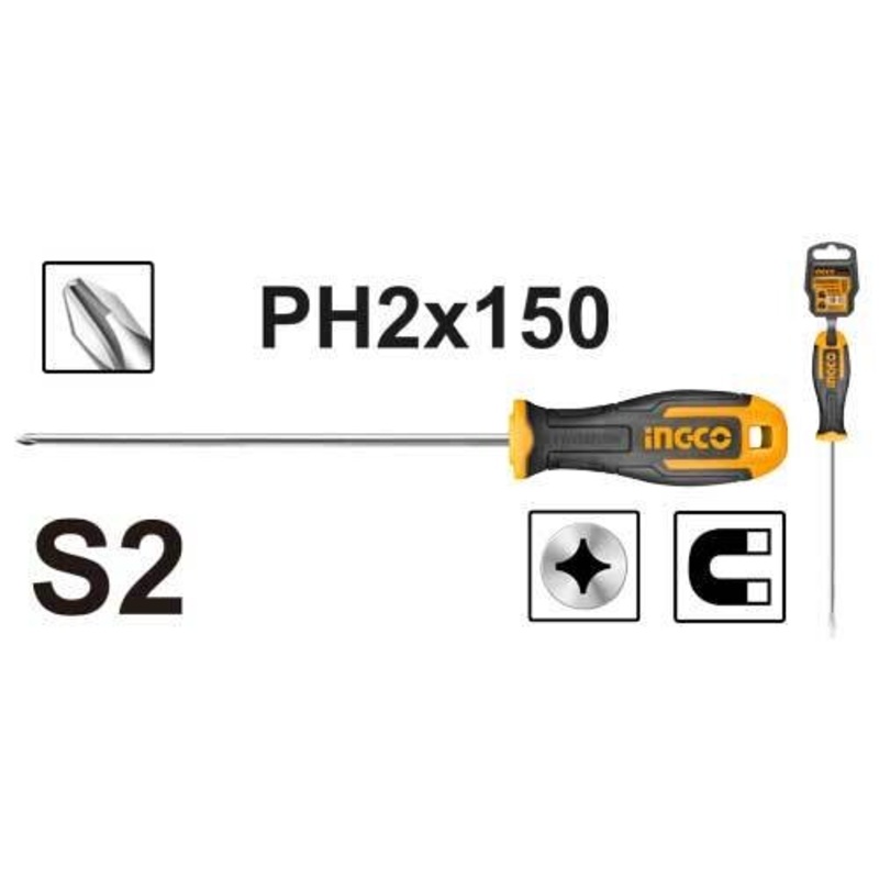 Ingco – Phillips Screwdriver HS68PH2150