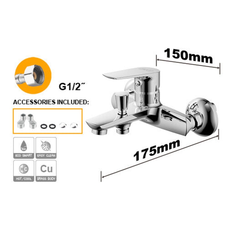 Ingco – Single Lever Bath-Shower Mixer HSLBM31001