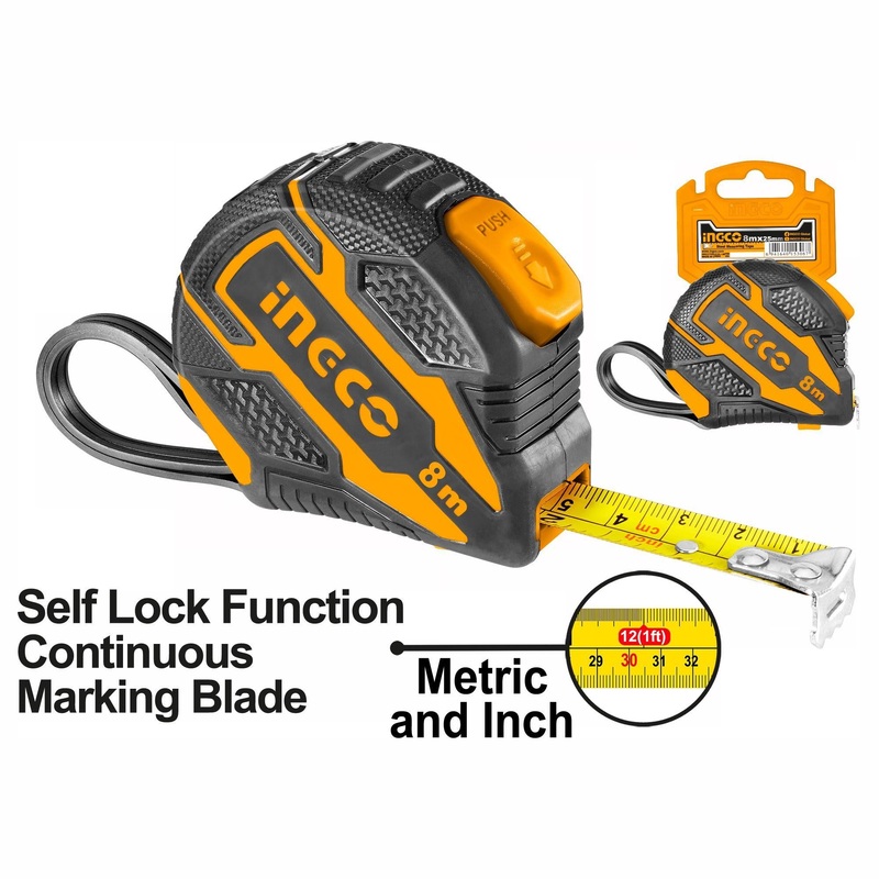 Ingco – Steel Measuring Tape HSMT08825