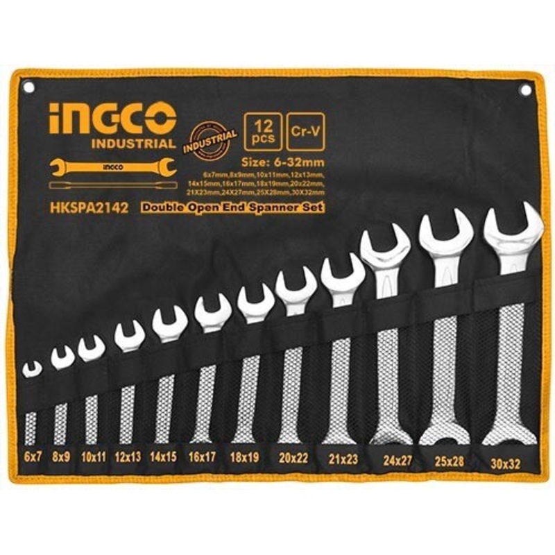 Ingco – Double Open End Spanner Set HKSPA2142