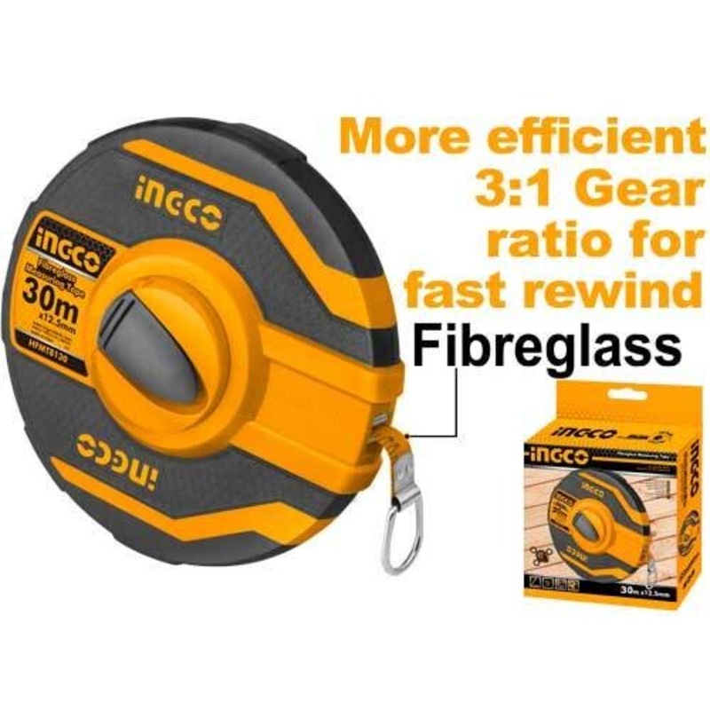 Ingco – Fibreglass Measuring Tape HFMT8130