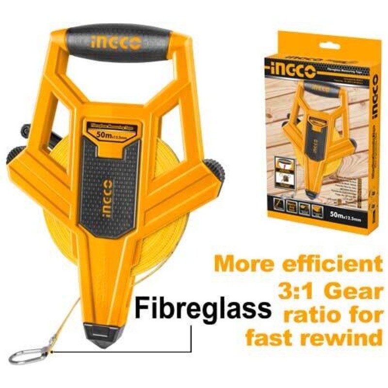 Ingco – Fibreglass Measuring Tape HFMT8250