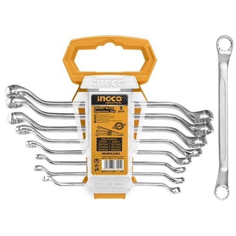 Ingco – Offset Ring Spanner Set HKSPA3088