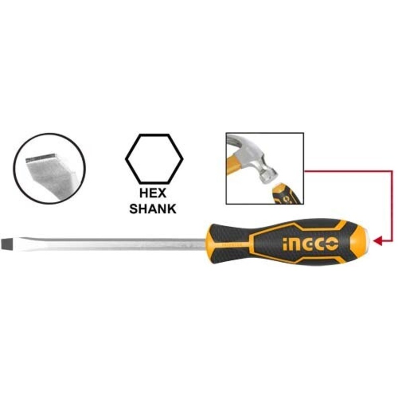 Ingco – Slotted Go-Through Screwdriver HGTS288200
