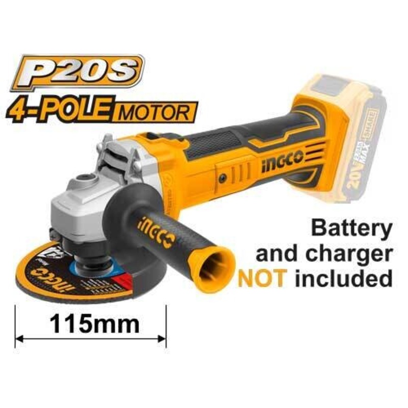 Ingco – Angle Grinder Li-Ion CAGLI1151