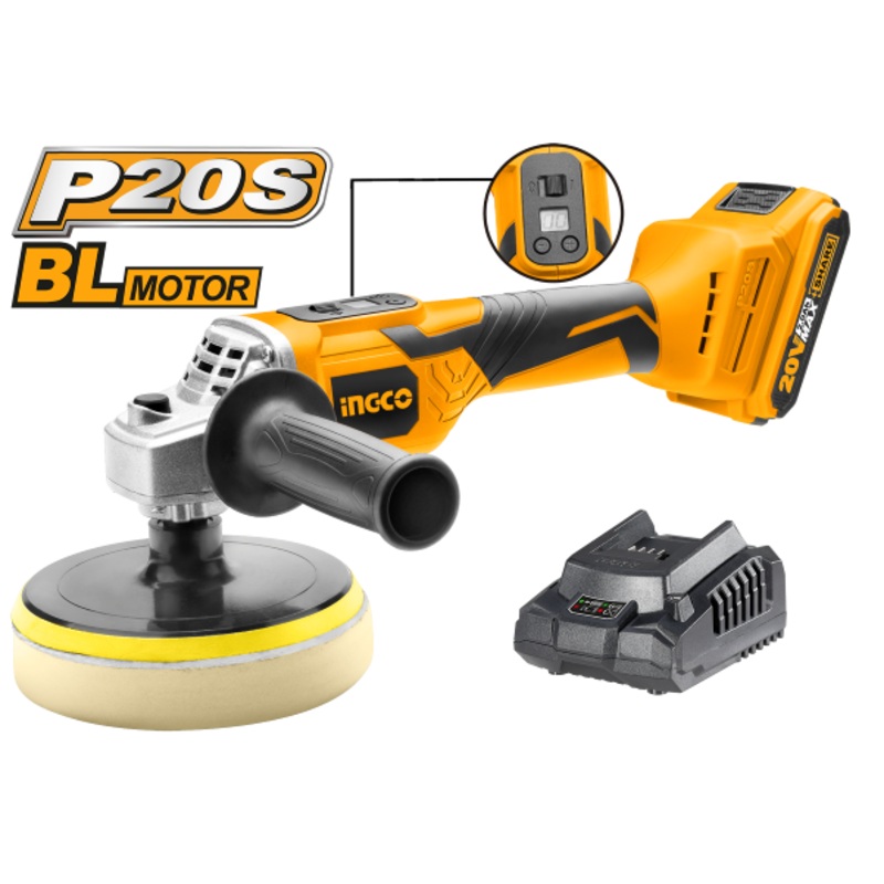 Ingco – Angle Polisher Li-Ion APLI2001-BC