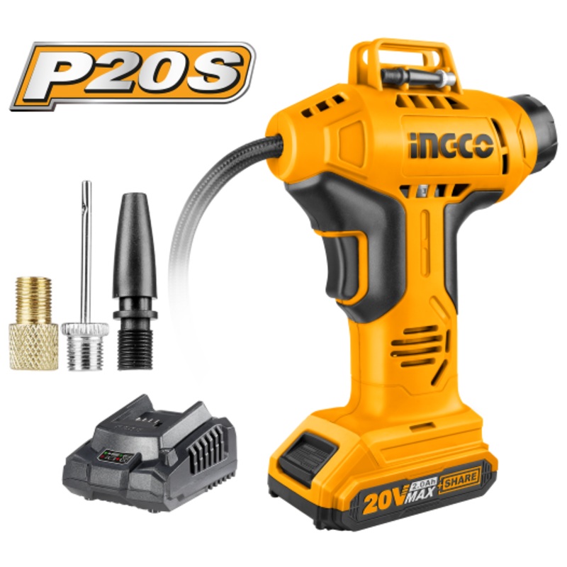 Ingco – Auto Air Compressor Lithium-Ion CACLI2001-BC