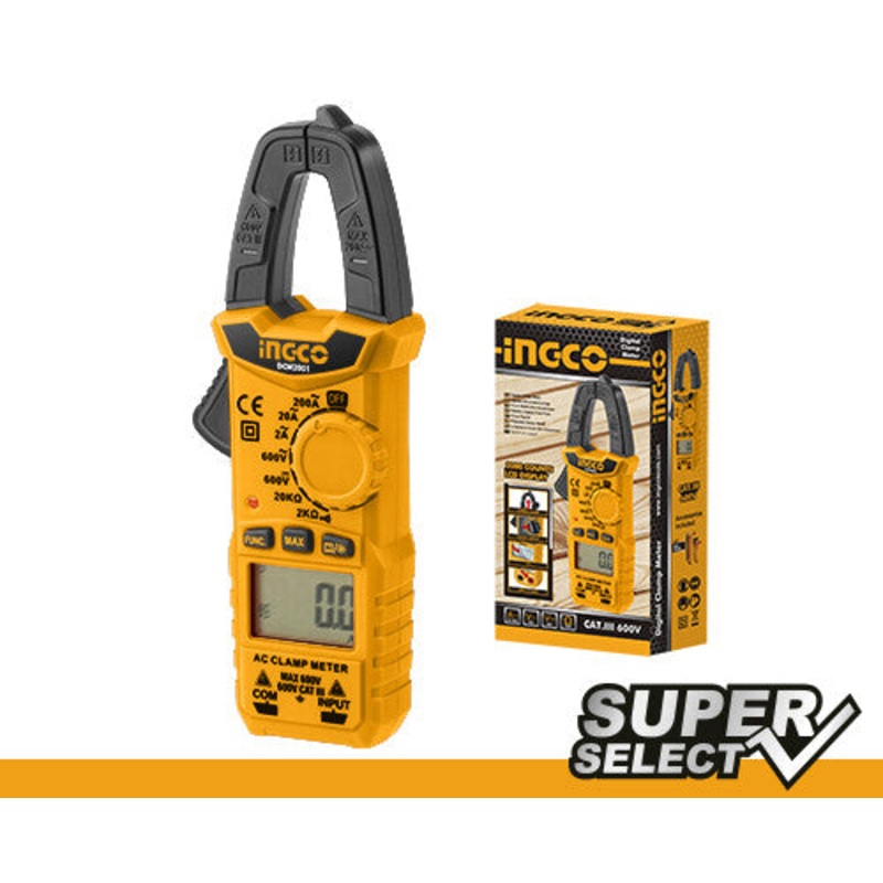 Ingco – Digital AC Clamp Meter DCM2001