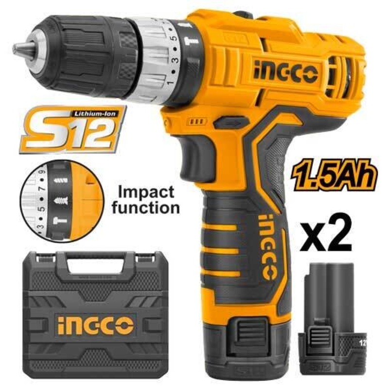 Ingco – Impact Drill Li-ion CIDLI1232