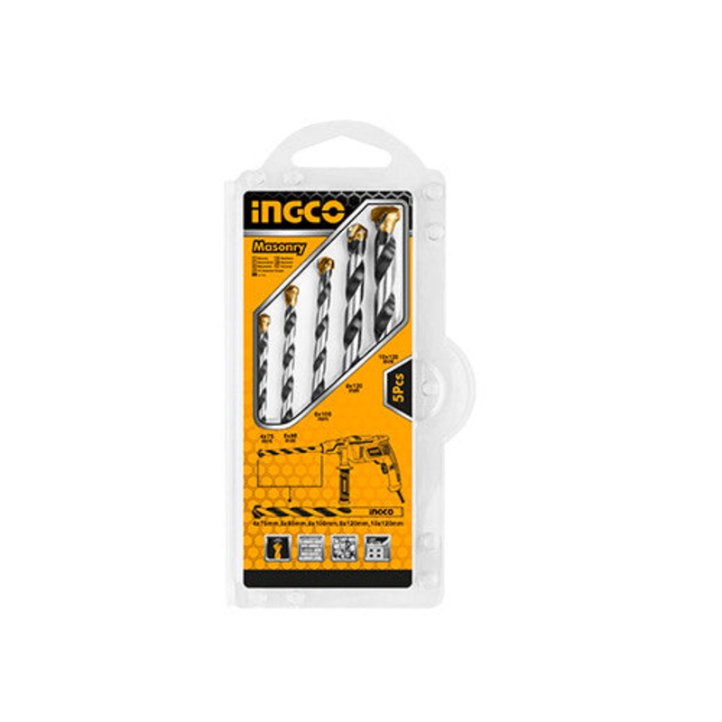 Ingco – 5PCS Masonry Drill Bits Set