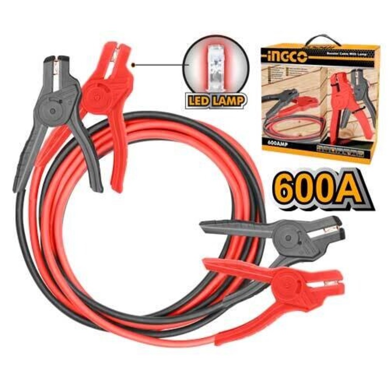 Ingco – Booster Cable with Lamp HBTCP6008L