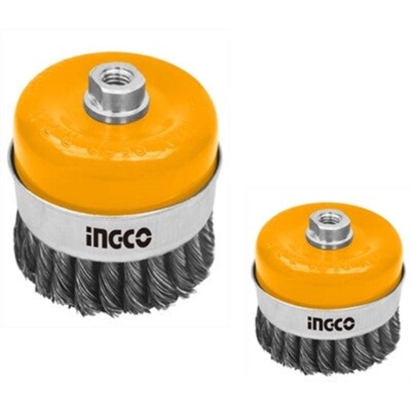 Ingco – Cup Twist Wire Brush with Nut WB80753