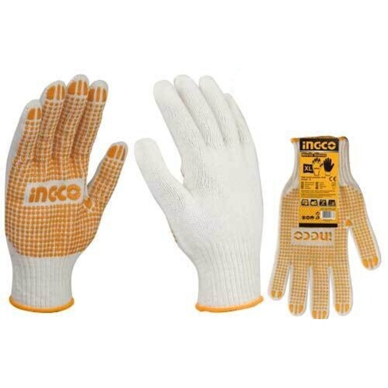 Ingco – Knitted & PVC Gloves