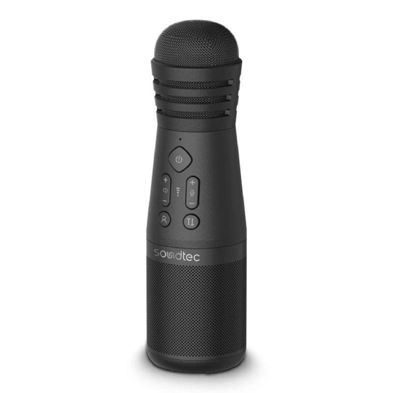Soundtec By Porodo Karaoke Microphone With Built-In Speaker