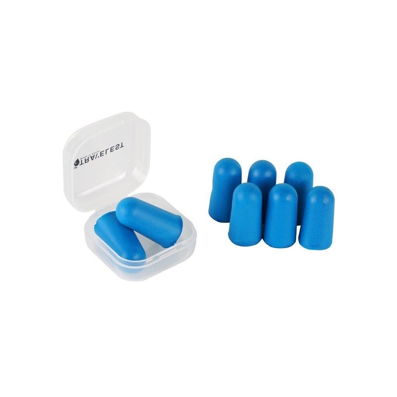 Travelest 4 Pairs Foam Ear Plugs with case