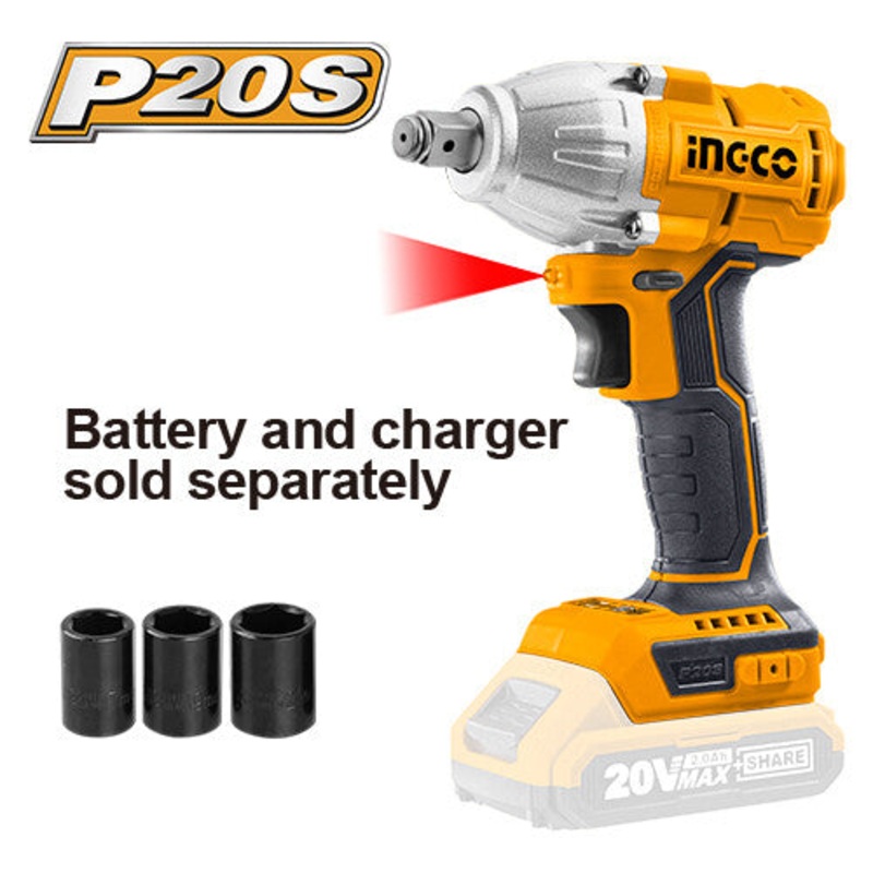 Ingco – Impact Wrench Li-ion CIWLI2050