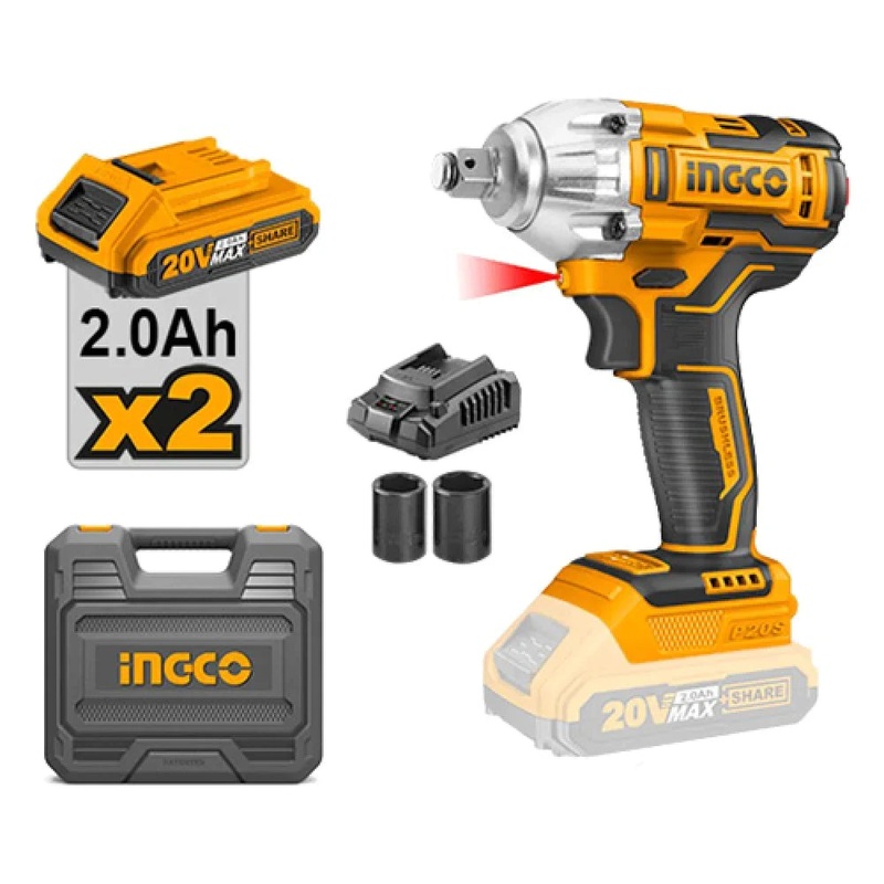 Ingco Lithium-Ion impact wrench – TOK