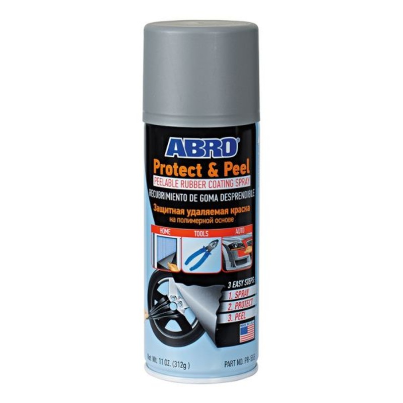 ABRO Peelable Rubber Coating 11 Oz Gray