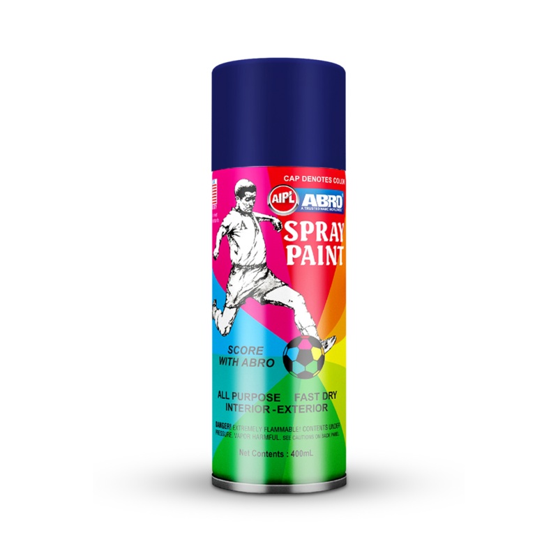 ABRO Spray Paint Dark Blue 400ml