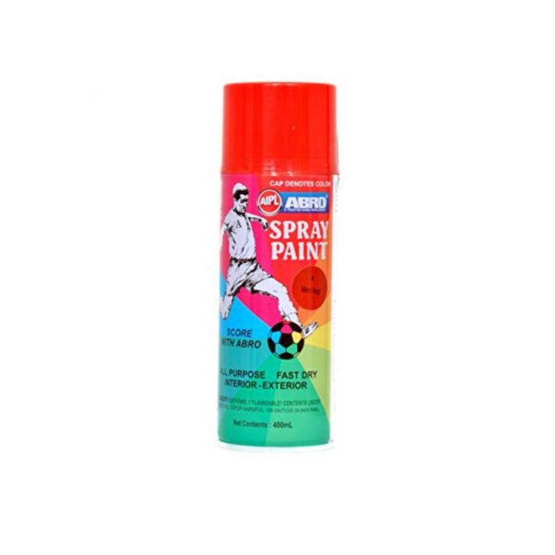 ABRO Spray Paint Regular Red 400ml