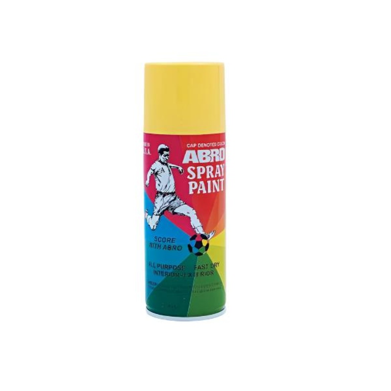 ABRO Spray Paint Yellow 400ml