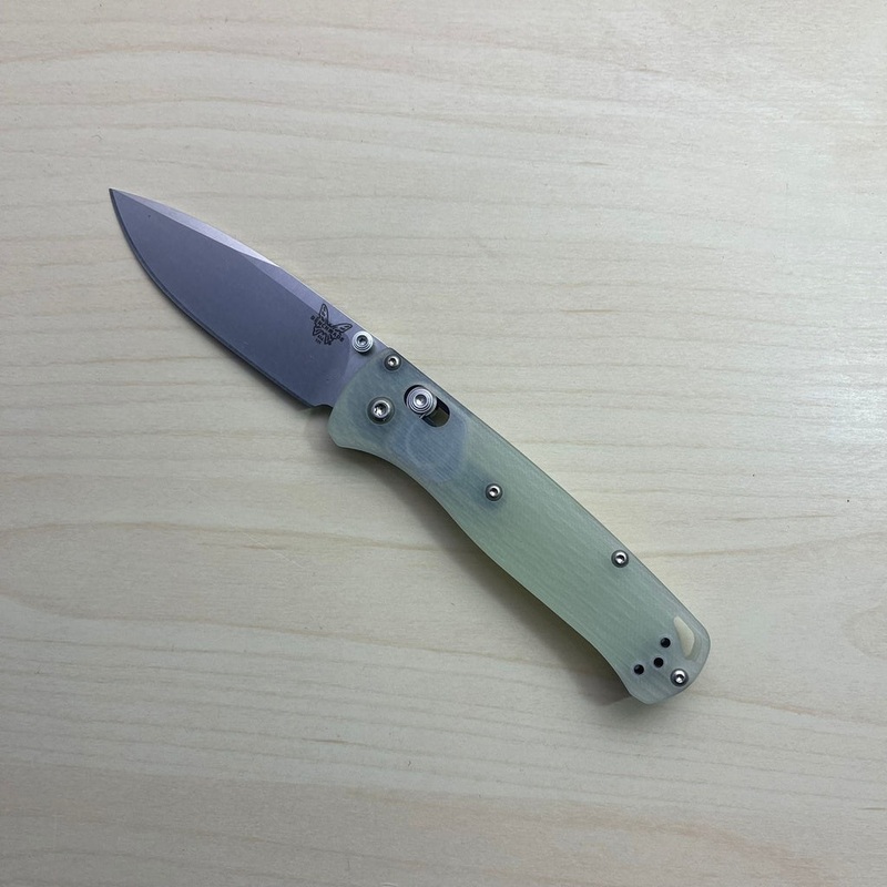 Benchmade Custom Bugout 20CV Natural/Jade