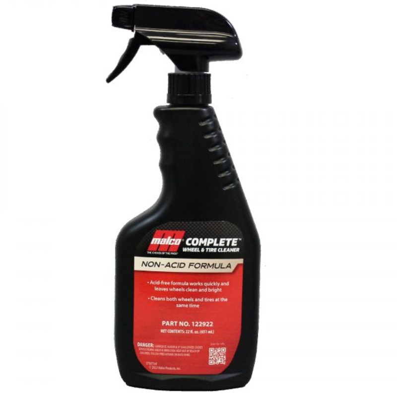Malco Complete Wheel & Tire Cleaner Non-Acid Formula 22 Oz