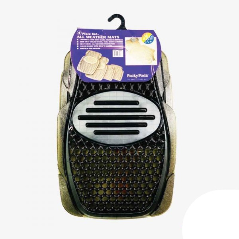Packy poda All Weather Car Mat-Set Of 4 Smoke